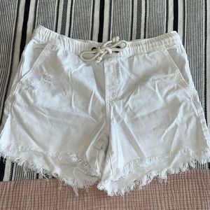 Aerie Jean Cutoff Rope Tie Shorts